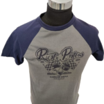T-Shirt da uomo Trout Blue/Dark Gray Rusty Pistons