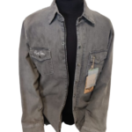 Camicione Carey Shirt Rusty Pistons - Denim Vintage e Protezione Premium per il Motociclista Urbano